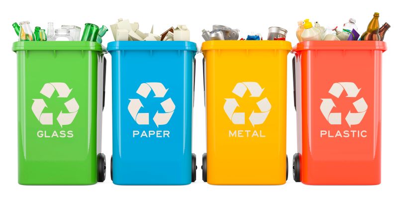 collecting and sorting plastic waste